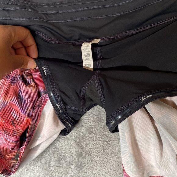 Lululemon Pace Rival Skirt Sun Dazed Multi Color  Athletic Skort Size 4 … - Picture 11 of 14
